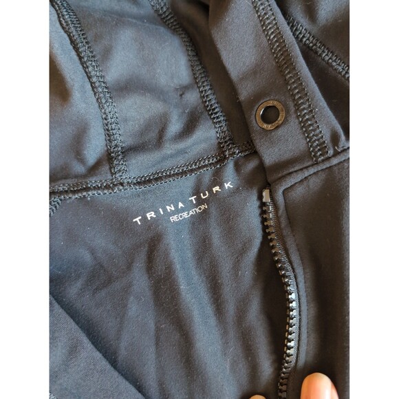 Trina Turk zip up hoodie size large - Picture 2 of 8